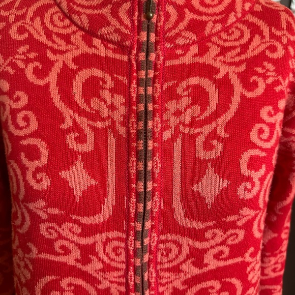 Co Velo Anthropologie Zip Up Sweater. Size Large - Picture 3 of 7